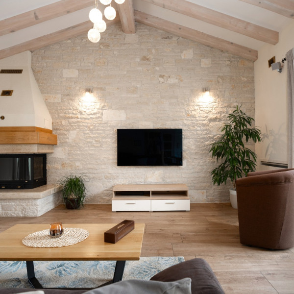 Living room, Villa Braide, Villa Braide with pool in Motovun in Central Istria