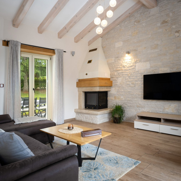 Living room, Villa Braide, Villa Braide with pool in Motovun in Central Istria