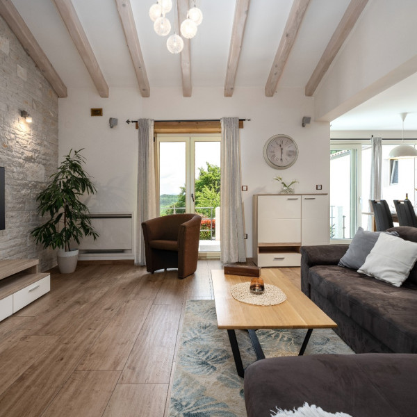 Living room, Villa Braide, Villa Braide with pool in Motovun in Central Istria