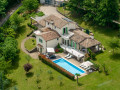 Außenbereich, Villa Braide mit Pool in Motovun in Zentralistrien